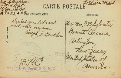 París — La Plaza Vendôme y la Columna — LL. n°1172 — Reverso