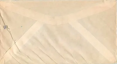 हवाई लिफाफा - सैन फ्रांसिस्को, कैलिफोर्निया - यू.एस. पोस्टेज — पीछे