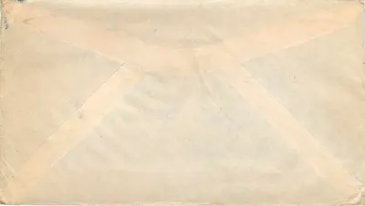 Envelope aéreo — San Francisco, Califórnia — U.S. Postage — Verso