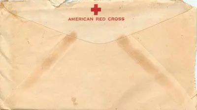 Carta postal da American Red Cross — A.P.O. 101, Califórnia — 17 de dezembro de 1944 — Verso