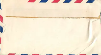 Envelope aéreo — San Francisco (Califórnia) — destinado a Judge Charles P. Wilhelmus em Kengwood (Virgínia Ocidental) — datado 1951 — Verso