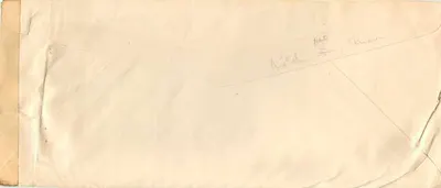 San Francisco, Califórnia — Envelope oficial da Navy — Fleet Post Office — Verso