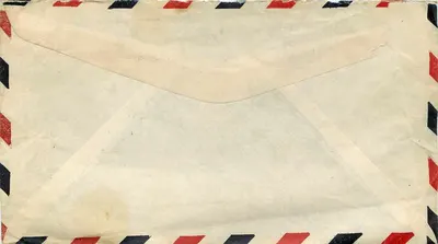 Carta postal aérea — Estados Unidos — selo de 6 centavos avião — destinada a South Salina, New York — Verso