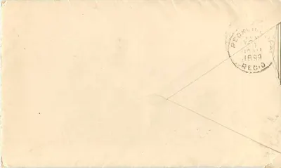 Janesville, Wisconsin — Tienda de cigarros — Myers House Cigar Store, Curtis & Kienow, Props. — 5 S. Main St. — fechada aproximadamente en 1899 — Reverso