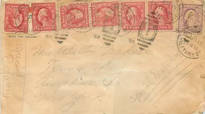 Estação de Treinamento Camp St. Helena — Camp Lancea — 1918 — Selos dos Estados Unidos