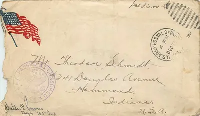 Carte postal militar — Editor: National War Work Council / Army and Navy Young Men's Christian Association — N° de série 144