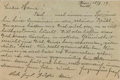 Brihl — Correspondência militar — Feldpostkarte n° 632, edição Feldpost — Verso