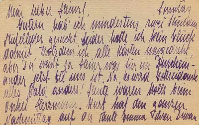 Feldpostkarte da Primeira Guerra Mundial — Feldpost Nr. 387 — editor não visível — Verso