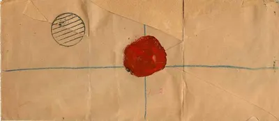 HMS Maditono — correio oficial — Royal Mail — Verso
