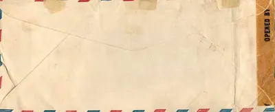 Carte postale aérienne — American Red Cross — APO 545 — U.S. Army — Verso