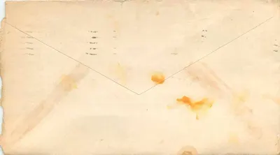 Carta postal de Indiantown Gap — selo postal e carimbo do 29 de maio de 1943 — destinada a Mr. George Young em Nova York — Verso
