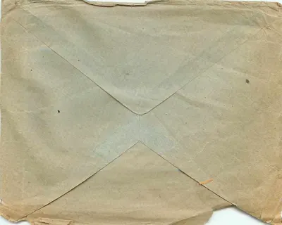 Carta postal Y.M.C.A. — 4º Corpo de Artilharia, América do Norte — 1919 — Verso