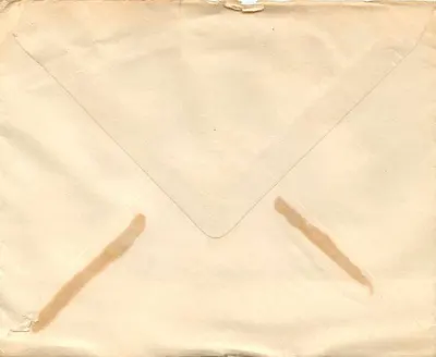 Carta postal aérea — APO 172, N.Y. — Serviço Postal da Força Aérea — Verso