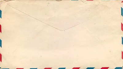 Carta postal aérea — Carta enviada de Panna para San Francisco — Editor: U.S. Army Postal Service — Verso