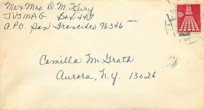 Enveloppe aérienne — États-Unis — 10c U.S. AIR MAIL
