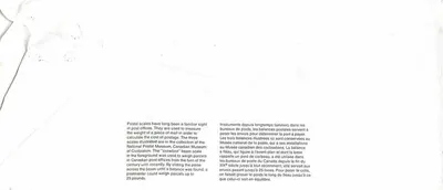 Postbalansen — Canada Museum of Civilization — Postes Canada 1992 — Achterkant