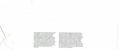 Bilance postali — Museo nazionale del Canada — editore non visibile — Verso