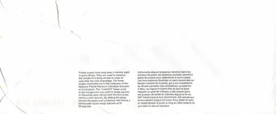 Wagi pocztowe — Muzeum Kanadyjskiej Cywilizacji — Canada Post — Rewers