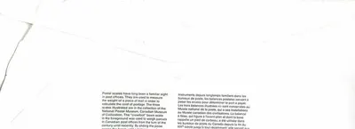 Balancinhas postais — Canadá — editor não visível — Verso