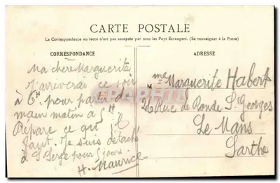 Angers - Pont do Centro e a Catedral — L. V., pbot. — Verso