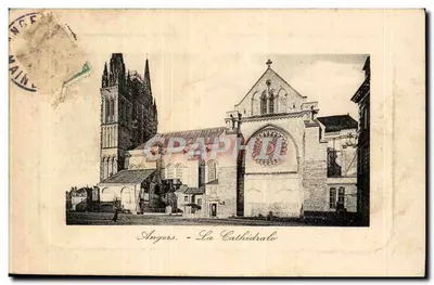 Angers - A Catedral — editor anônimo, número de série não visível