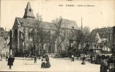 Paris — Igreja de São Médard — Edição Liberdade, n°100
