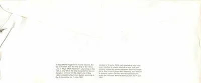 Il S.S. Canadian — primo nave a vapore della Royal Mail Line — Canada 37 — Verso
