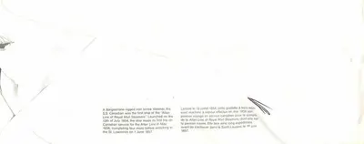 S.S. Canadian — first steamship of the Royal Mail Line — publisher Canada 37 — Back