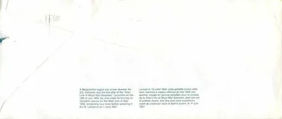 S.S. Canadian — primo nave a vapore della linea Allan — editore Postal Co. Canada — Verso