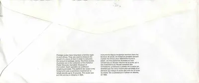 Balancinhas postais — Museu Nacional das Civilizações — Canadá — Verso