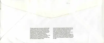 Balancinhas postais — Museu Nacional das Civilizações — Doação — Verso