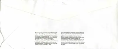 Postwegen — Canada Museum voor Volken en Culturen — uitgever niet zichtbaar — Achterkant