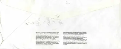 Postwegen — Nationaal Museum van de Civilisaties — Canada — Achterkant