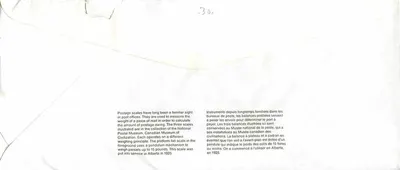 Bilance postali — Museo canadense delle civiltà — editore Canada Post — Verso