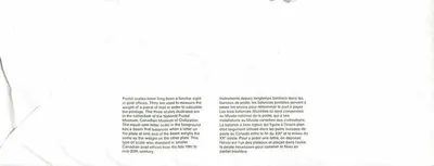 Bilance postali — Museo canadense della civiltà — Canada — Verso