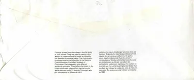 Wagi pocztowe — Muzeum Kanadyjskich Cywilizacji — Kanada 39 — Rewers