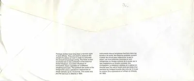 Bilance postali — Museo canadense della civiltà — editore non visibile — Verso