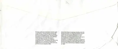 Balances postais — Museu Canadense das Civilizações — editor não visível — Verso