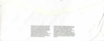 Bilance postali — Museo nazionale della posta — Canada 39 — Verso