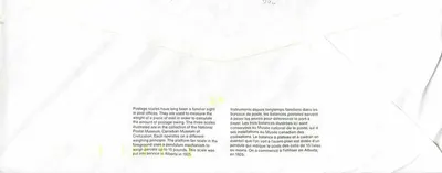 Wagi pocztowe — Muzeum Poczty Kanady — wydawca: Canada Post — Rewers