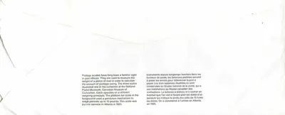 Balancinhas postais — Museu Canadense das Civilizações — Canadá 39 — Verso