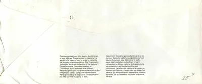 Balancinhas postais — Museu Postal Canadense — editor Dayton — Verso
