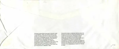 Postal Scales — Canadian Museum of Postal History — publisher not visible — Back