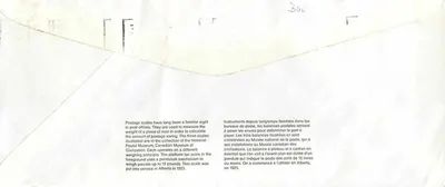 Bilance postali — Museo canadese delle poste — Canada — Verso