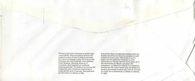 Postal scales — Canadian Museum of Postal History — publisher not visible — Back