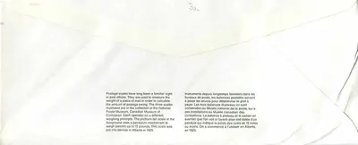 Bilance postali — Museo canadense della civiltà — editore non visibile — Verso