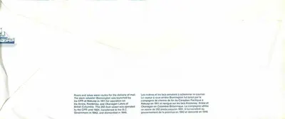Vapor Bonnington — Lago Kootenay e Okanagan — Canadá 32 — Verso