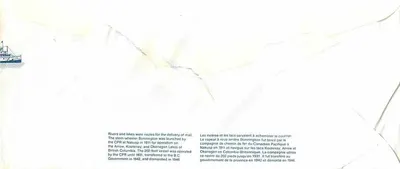 Vapore Bonnington — Canali e laghi del Canada — Editore non visibile — Verso