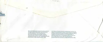 Navio a vapor Bonnington — Arrow e Okanagan — Ontario Rail Association — Verso