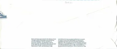 Statkowie z napędem tylną kolejką Barnington — Kanada 32 — wydawca Canada Post — Rewers
